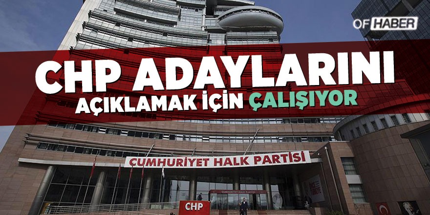 Bütün adaylarımızın bir an önce açıklanması için..