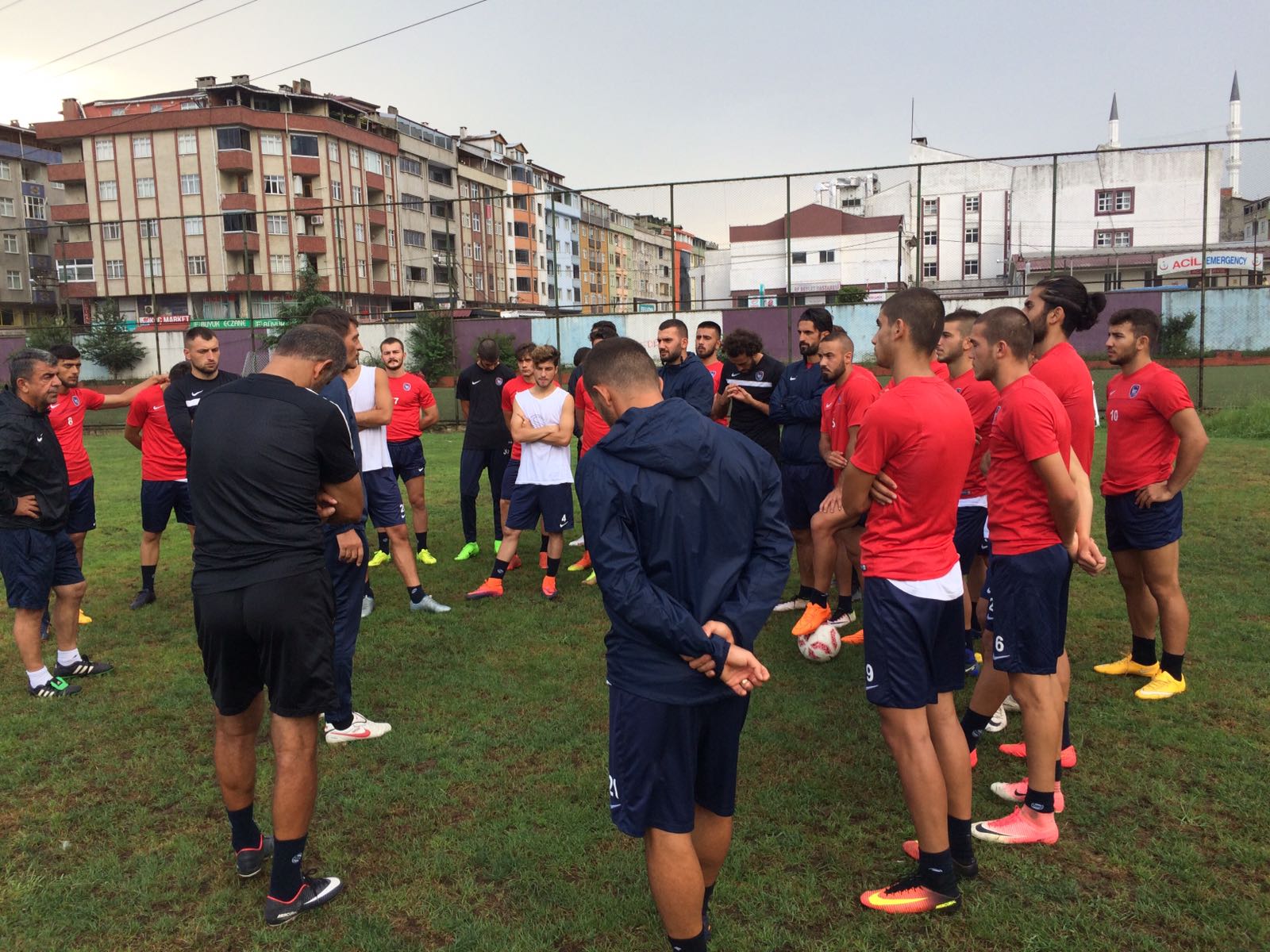 Ofspor'un idmandan önce mini toplantısı