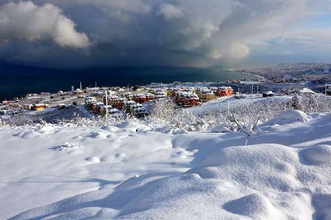 Trabzon'da Kar Yağışı