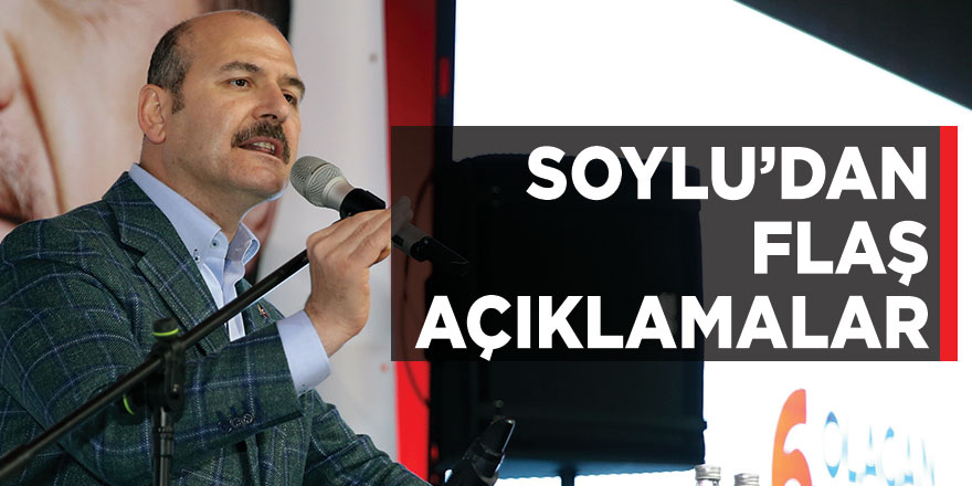 İçişleri Bakanı Soylu, Trabzon'da