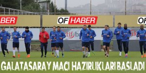 Trabzonspor'da Galatasaray Maçı Hazırlıkları Başladı