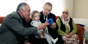 Trabzon'da Polis Aracının Dereye Devrilmesi