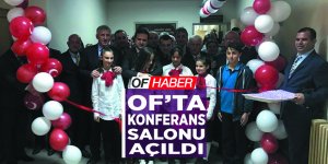 Of'ta Konferans Salonu Açıldı
