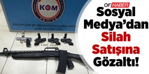 Sosyal Medyadan Silah Satışına Gözaltı