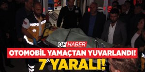 Trabzon'da Otomobil Yamaçtan Yuvarlandı: 7 Yaralı
