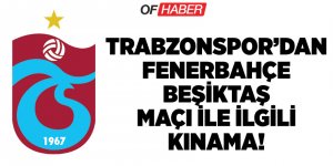 Trabzonspor Kulübünden Kınama
