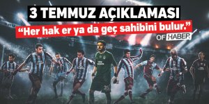 Trabzonspor'dan 3 Temmuz Açıklaması