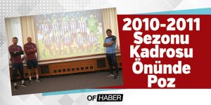 Trabzonspor, 2010-2011 Sezonu Kadrosunun Önünde Poz Verdi
