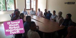 Of Sosyal Hizmet Merkezi Müdürlüğüne Ziyaret