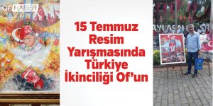 Murat Küçükibrahimoğlu 15 Temmuz resim yarışmasında Türkiye ikincisi