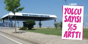 Trabzon Havalimanı'nda Yolcu Sayısı Yüzde 5 Arttı