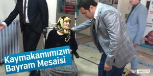 Kaymakamımız Eyüp Fırat'ın Bayram Mesaisi