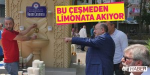 İkram Çeşmesinden Vatandaşlara Limonata İkram Ediliyor