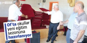 Of´ta okullar yeni eğitim sezonuna hazırlanıyor