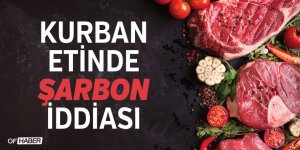Trabzon'da Kurban Etinde Şarbon İddiası