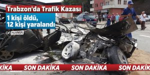 Trabzon'da Trafik Kazası
