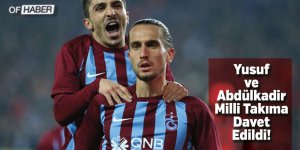 Trabzonspor'da Yusuf Ve Abdülkadir'e Milli Davet