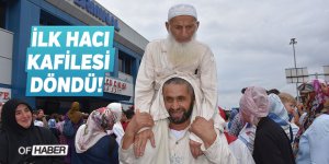 Trabzon'da İlk Hacı Kafilesi Döndü