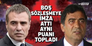 Boş Sözleşmeye İmza Attı Aynı Puanı Topladı