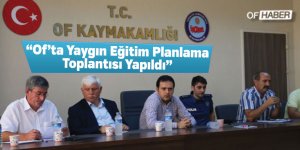 Yaygın eğitim planlama toplantısı yapıldı