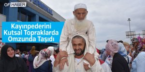 Kayınpederini Kutsal Topraklarda Omzunda Taşıdı
