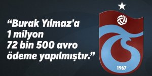Trabzonspor'dan Burak Yılmaz'ın Alacaklarına İlişkin Açıklama