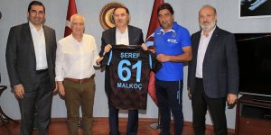Şeref Malkoç'tan, Trabzonspor'a Ziyaret