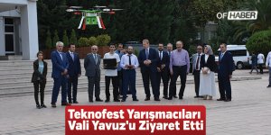 Teknofest Yarışmacıları Vali Yavuz'u Ziyaret Etti