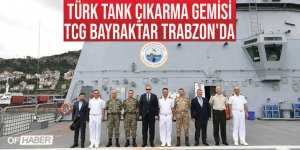 Türk Tank Çıkarma Gemisi Tcg Bayraktar Trabzon'da