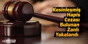 Trabzon'da Kesinleşmiş Hapis Cezası Bulunan Zanlı Yakalandı