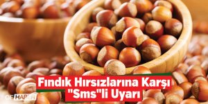 Fındık Hırsızlarına Karşı "Sms"li Uyarı