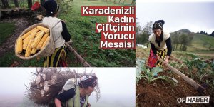 Karadenizli Kadın Çiftçinin Yorucu Mesaisi