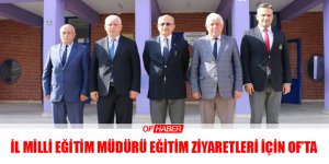 İl Milli Eğitim Müdürü Aktaş Eğitim Ziyaretleri Kapsamında İlçemize Geldi