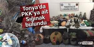 Trabzon'da Terör Örgütünün Kullandığı Sığınak Bulundu