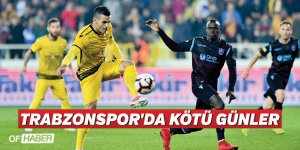Trabzonspor'da Kötü Günler