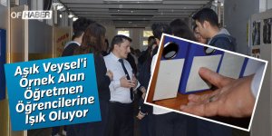 Aşık Veysel'i Örnek Alan Öğretmen Öğrencilerine Işık Oluyor