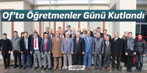 Of’ta Öğretmenler Günü kutlandı