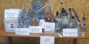Trabzon'da Kaçak İçki Operasyonu