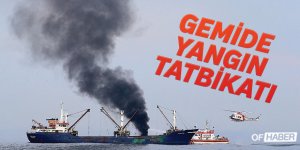 Gemide Yangın Tatbikatı