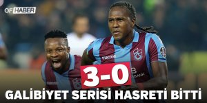 Trabzonspor, Galibiyet Serisi Hasretini Sonlandırdı