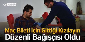 Maç Bileti İçin Gittiği Kızılayın Düzenli Bağışçısı Oldu