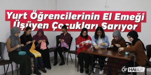 Yurt Öğrencilerinin El Emeği, Üşüyen Çocukları Sarıyor