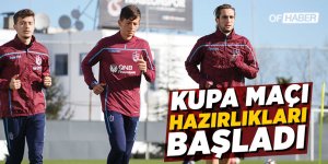 Trabzonspor'da Kupa Maçı Hazırlıkları Başladı