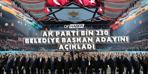 AK Parti'de Bin 230 Belediye Başkan Adayı Açıklandı