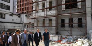 Soylu, Hükümet Konağı İnşaatını İnceledi