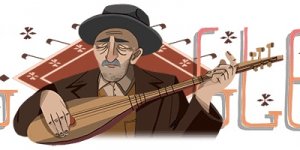 Google Aşık Veysel'e özel doodle yaptı