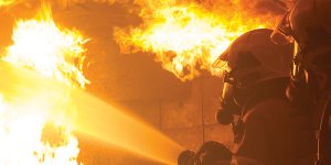 Of'ta Çatı Yangını