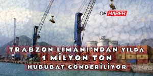 Trabzon Limanı'ndan Yılda 1 Milyon Ton Hububat Gönderiliyor