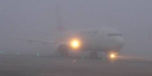 Trabzon'da Hava Ulaşımına Sis Engeli