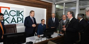 Vali Yavuz "Açık Kapı" projesini yerinde inceledi.